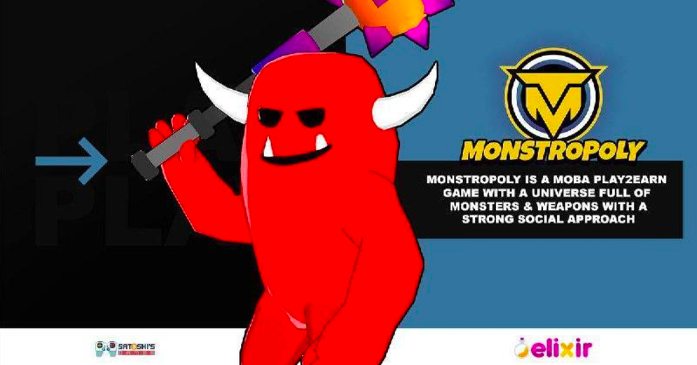 Satoshi’s Games Launches Monstropoly, the Highly Anticipated, Blockchain-Based, Esports Play2Earn Game