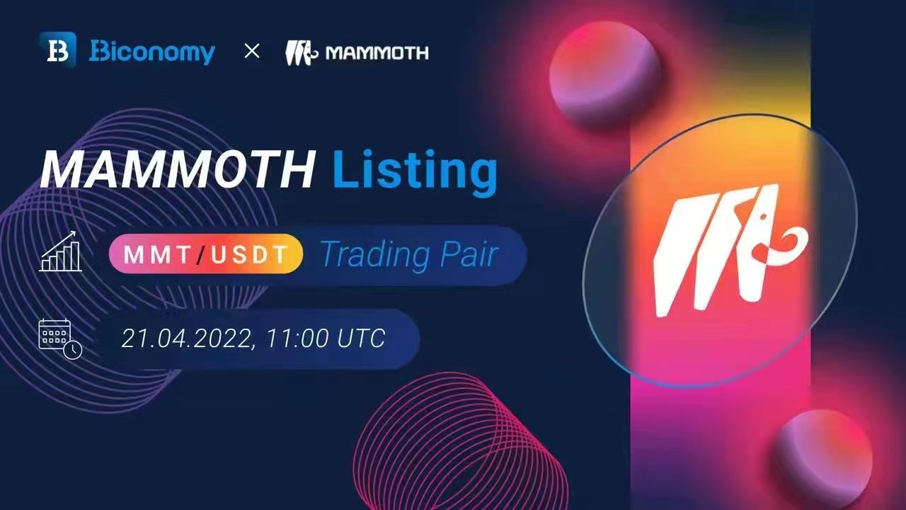 Mammoth Token $MMT To Be Listed on Leading Cryptocurrency Exchange Biconomy