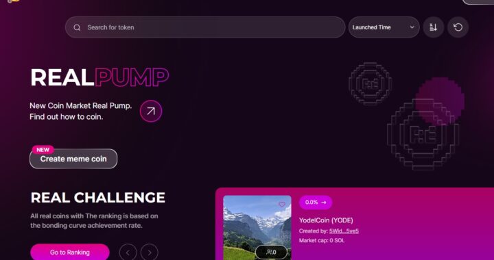 Realpump Launches No-Code Meme Coin Creation Platform on Solana