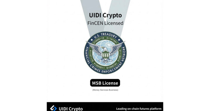 UIDI Crypto Obtains FinCEN MSB Certification in the U.S., Surpasses 1 Million Global Registered Users — Ushering Decentralized Futures Trading into a New Era of Compliance and Scale
